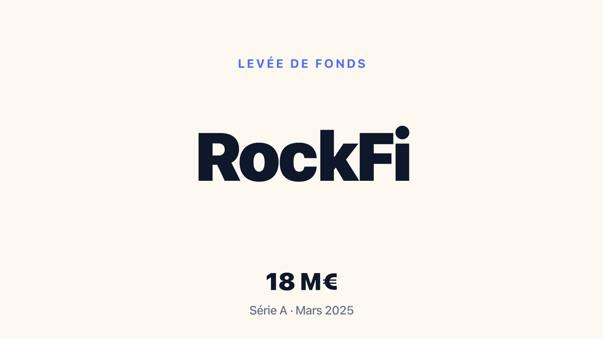 RockFi lève 18 millions d'euros pour la gestion privée