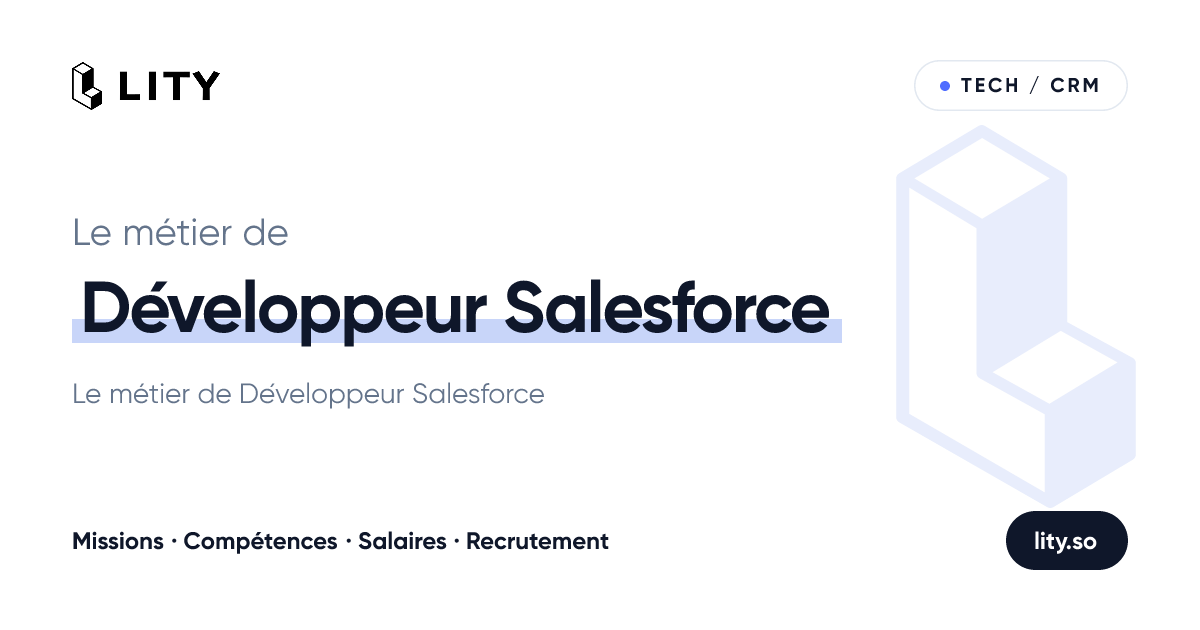 Développeur Salesforce, fiche métier complète | Lity