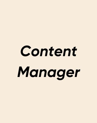 Fiche métier content manager