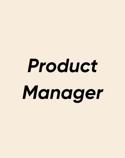 Fiche métier product manager