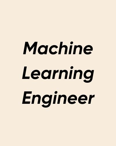 Fiche métier Machine Learning Engineer