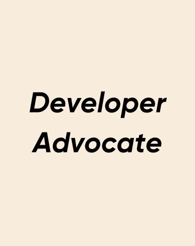 Developer Advocate